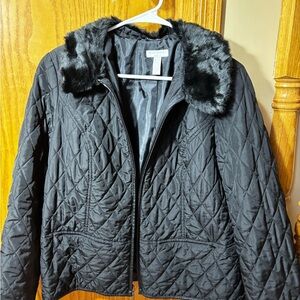 🖤 Charter Club Black Jacket – Size Medium Petite (Like New!)